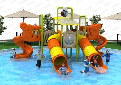 Water Park HD-LSH011 - Children's Slide Slide Combination