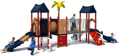 Garden Series HD-LHY026 - Children's Slide, Slide Combination