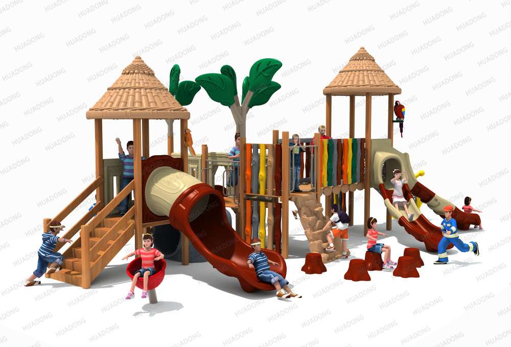 Bamboo Garden Landscape Park HD-MZY008 - Children's Slide, Slide Combination
