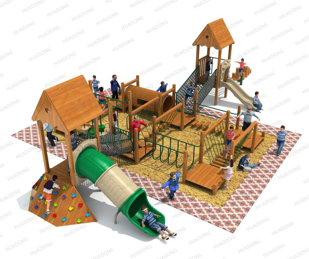 Wooden Extension HD-MTZ004 - Children's Slide, Slide Combination