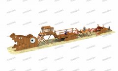 Wooden Extension HD-MTZ027 - Children's Slide, Slide Combination