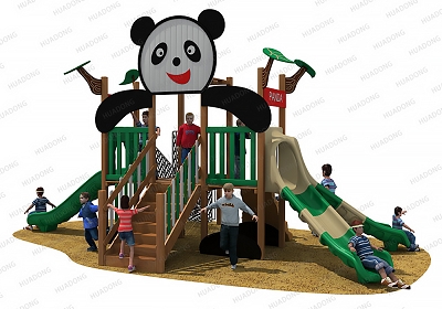 Giant Panda Theme Park HD-QXM017 - Children's Slide, Slide Combination