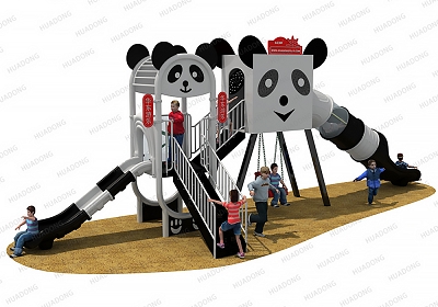 Giant Panda Theme Park HD-QXM019 - Children's Slide, Slide Combination