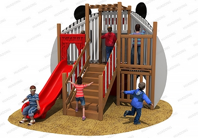 Giant Panda Theme Park HD-QXM021 - Children's Slide, Slide Combination