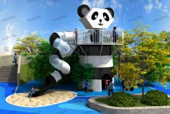 Giant Panda Theme Park HD-QXM023 - Children's Slide, Slide Combination