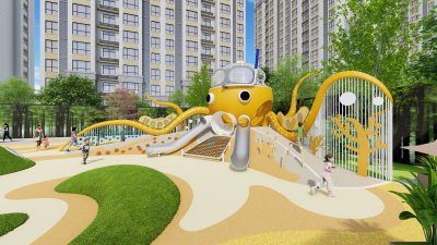 Octopus Guardian Theme Park HD-DZT095